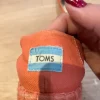 TOMS Espadrilles Slipper orange – Sommer Schuhe – guter Zustand