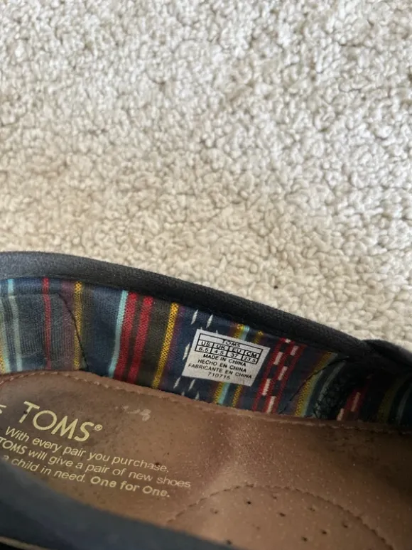 TOMS Espandille schwarz Gr. 37