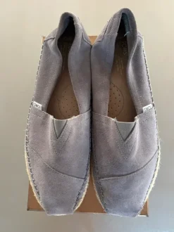 Toms suède espadrille Maat 43,5 Grijs