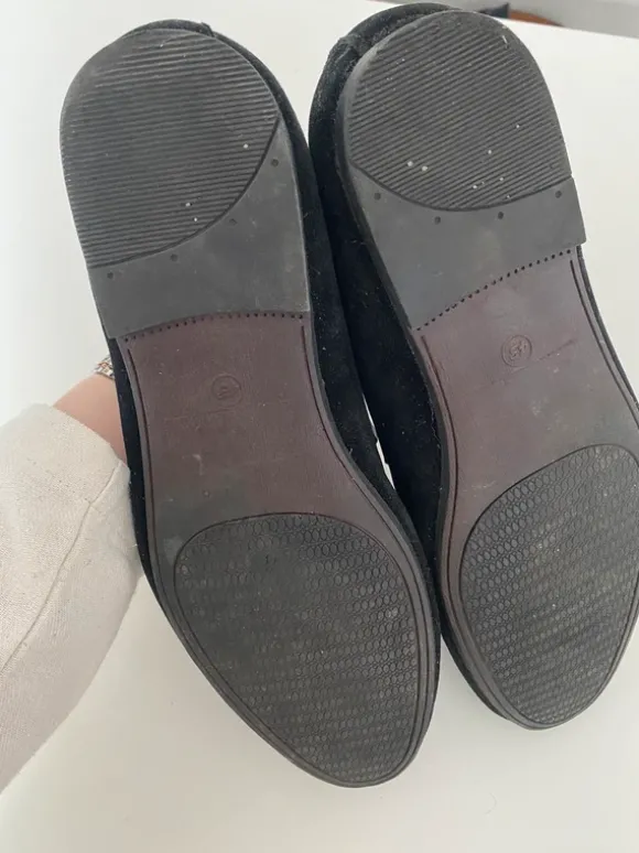Topman Herren Schuhe Mokassins Slipper Schwarz Gr 43