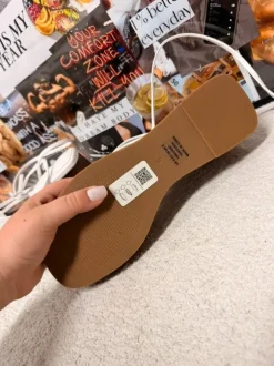 Topshop-Hallie-Riemchen Keilabsatz