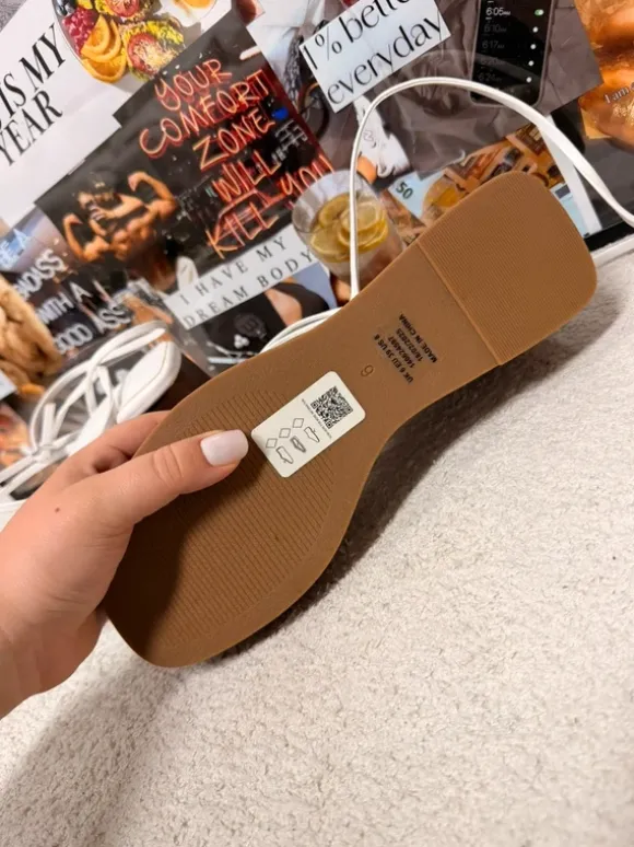 Topshop-Hallie-Riemchen Keilabsatz