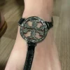 Tory Burch Black Patent Leather Miller Sandals Mint EU 37.5