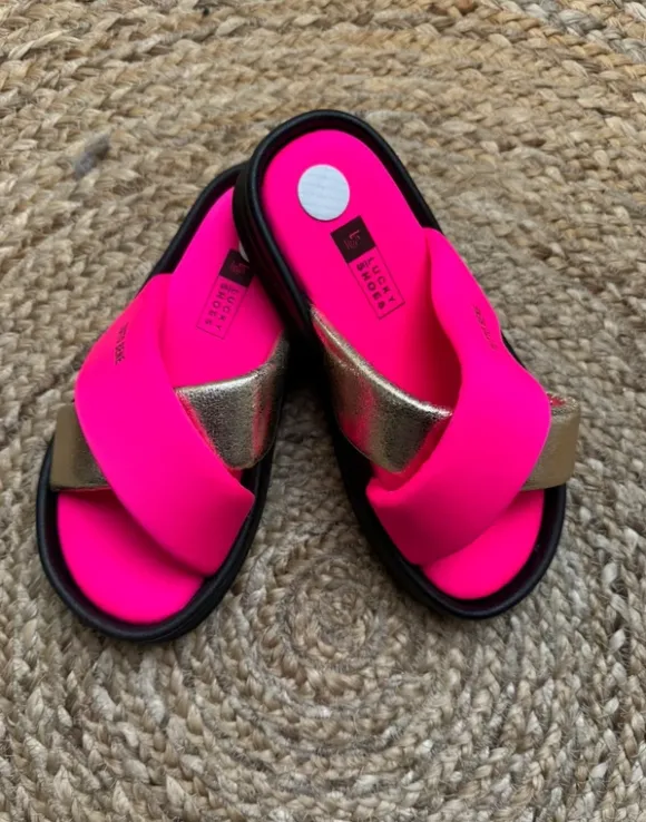 Tutto Fluor Gold Slides maat 39
