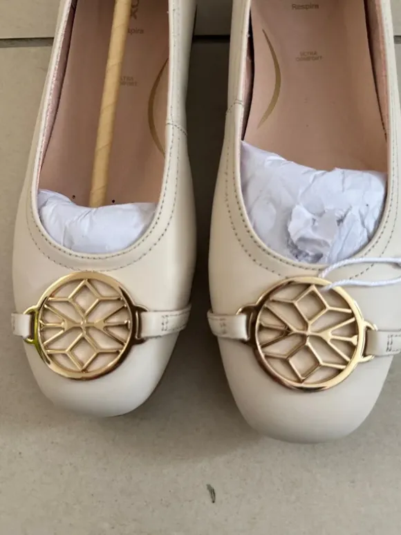Unpaar Geox respira annytah Nappa Leder neu Ballerina