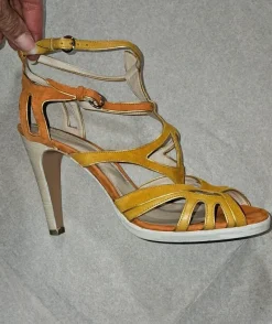 Vanessabruno gladiator heels, size 41, fits like 40
