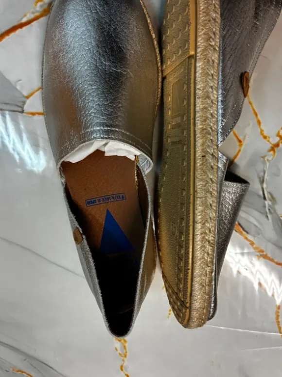 Verbenas Espadrilles / Schlupfschuhe Gold-Metallic (Gr. 39)