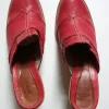 Vic Matié Leder-Pumps, Rot, Gr. 40