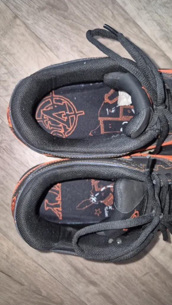 Vicinity Sneaker Schwarz Orange 44