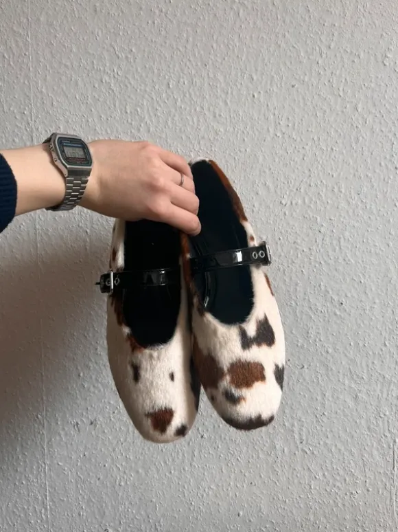 Vintage Ballerinas im Cow-Print🤍