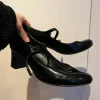 Vintage classic shiny heels / mary jane’s 🖤