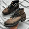 Vintage Japanese style platform boots