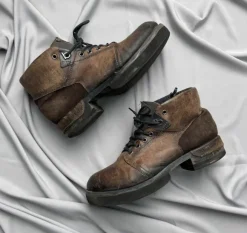 Vintage Japanese style platform boots