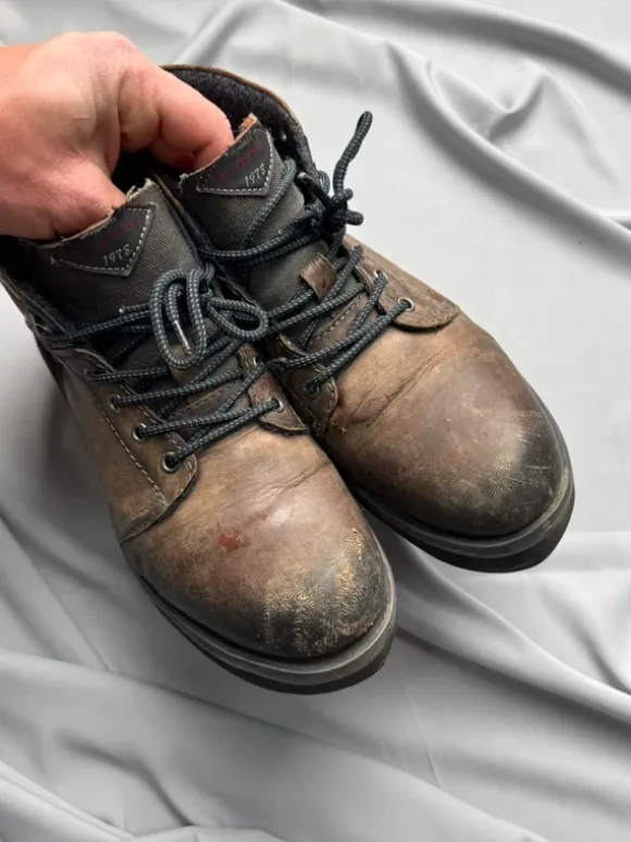 Vintage Japanese style platform boots