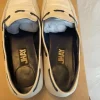 Vintage JHAY Leder-Loafer in Weiß – Italienischer Chic mit Charakter