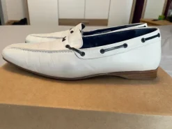 Vintage JHAY Leder-Loafer in Weiß – Italienischer Chic mit Charakter