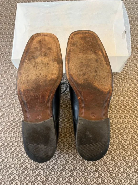 Vintage Leder Schuhe 43