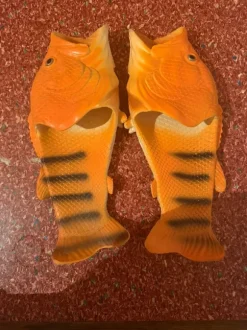 Vis slippers maat 46