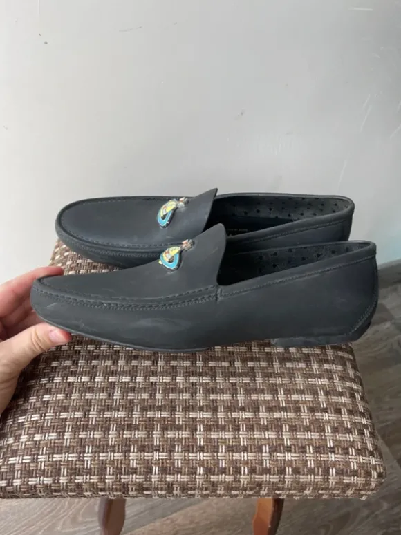 Vivienne Westwood Melissa Black Orb Loafers Moccasins EU 42
