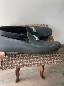 Vivienne Westwood Melissa Black Orb Loafers Moccasins EU 42