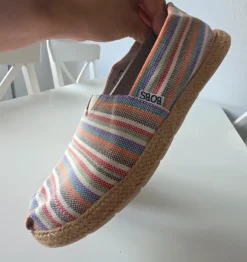 Vrolijke gestreepte BOBS from Skechers espadrilles / instappers - Maat 40