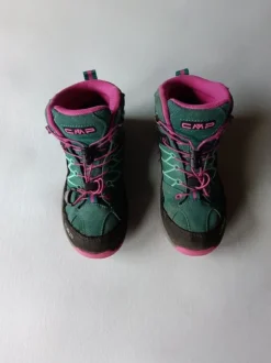 Wanderschuhe grün pink 31