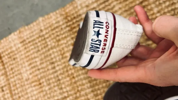 Weiße Converse Chuck Taylor Sneaker, Größe 37