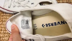 Weiße Converse Chuck Taylor Sneaker, Größe 37
