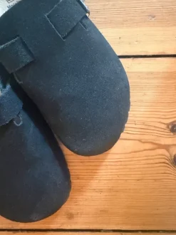 Wildleder Clogs / Slipper / Sandalen / Suede