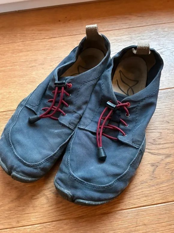 Wildlinge Halbschuhe Washi Stoff Größe 42 Blau