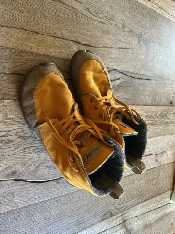 Wildlinge Honigbär Barfußschuh Wolle Gr 42