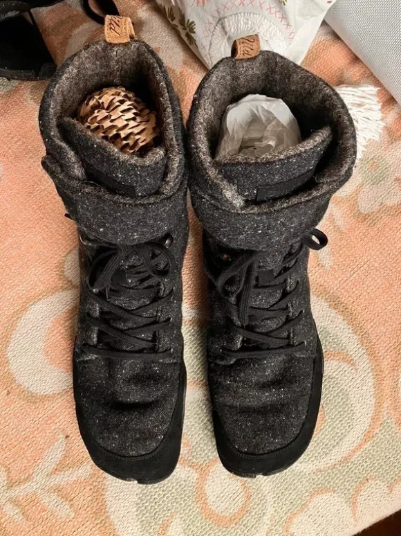 Wildlinge Krähe Wolle Stiefel