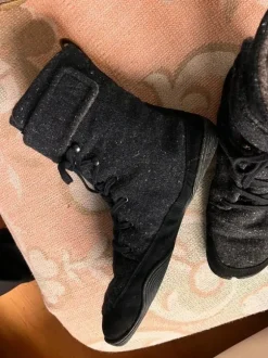 Wildlinge Krähe Wolle Stiefel