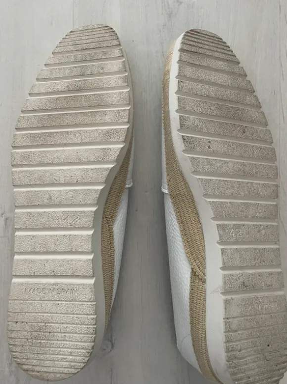 Witte instappers maat 42 Verbenas Espadrilles
