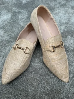 Wunderschöne Sommer Loafer Slipper spitz zulaufend