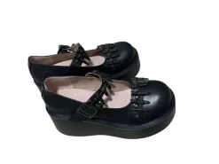 Y2k Gothic lolita bullet platform shoes