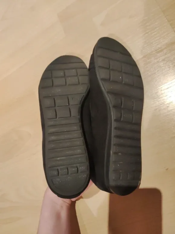 Y2k/Stockholm/cleangirl Ballerina mit Schnalle in schwarz Größe 40