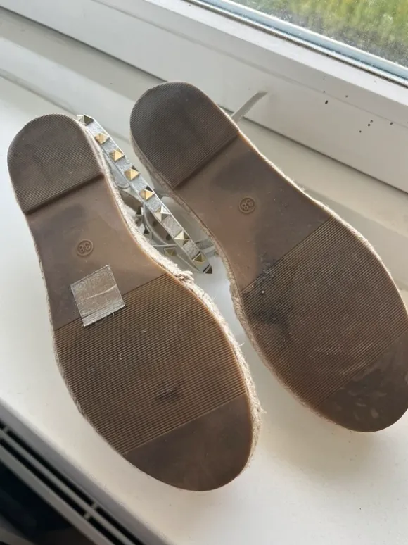 Zilvergrijze zomerschoenenmt 38 Max Shoes