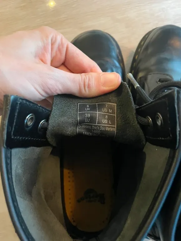 Zwarte dr martens