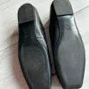 Zwarte lederen ballerinas H&M maat 42
