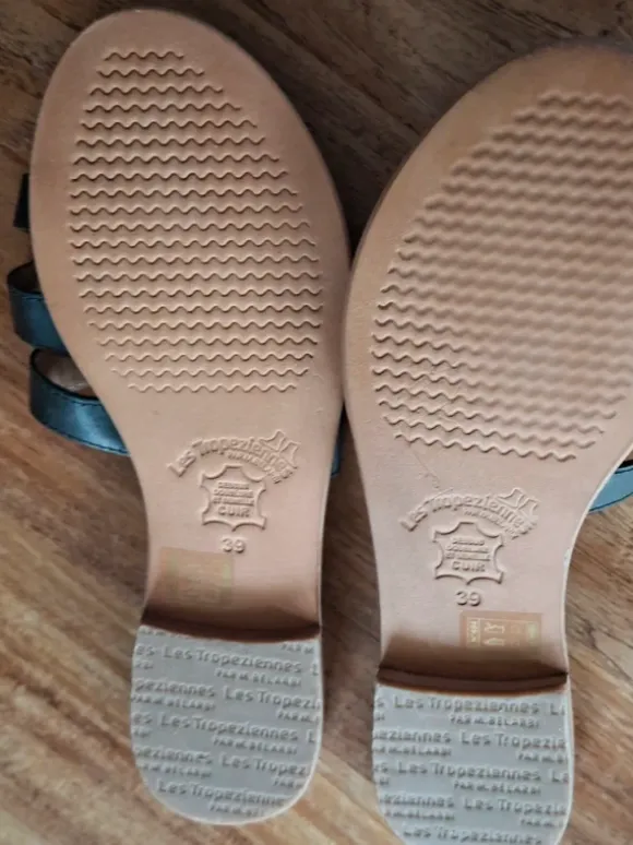 Zwarte slippers Les Tropeziennes