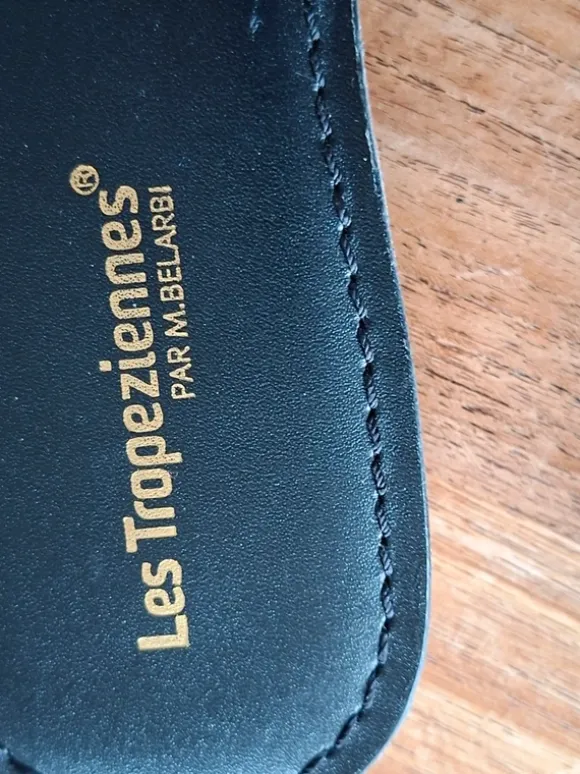 Zwarte slippers Les Tropeziennes