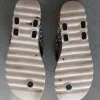 Zwart/zilver dames teenslippers maat 39